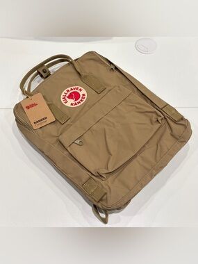 Fjallraven Kanken Backpack Daypack Adult 16L Convertible Bag NWT Tan Clay